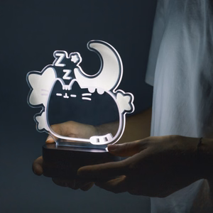 Pusheen Dreams LED-öölamp, 19,5 × 17 cm