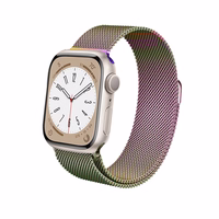 Crong Milano Steel - Stainless Steel rihm Apple Watch 38/40/41/42 mm (Iridescent)