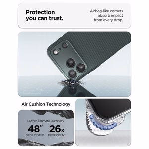 Spigen Liquid Air ümbris iPhone 18 Pro Max / 17 Pro Max jaoks, roheline