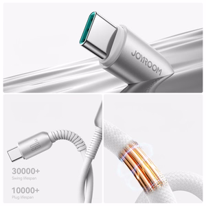 USB kaabel Joyroom S-A51 USB-C to USB-C 60W 1.2m light hall