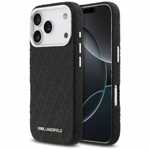 Karl Lagerfeld FW Stamped Karl MagSafe Ümbris jaoks iPhone 17 Pro - must