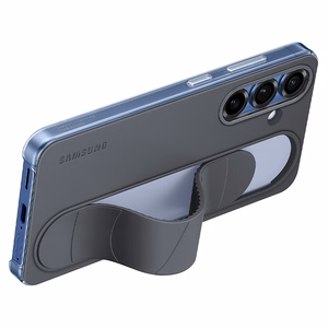 Samsung Standing Grip Ümbris EF-GS931CBEGWW Silicone Ümbris with Holder / Stand jaoks Samsung Galaxy S25 - must