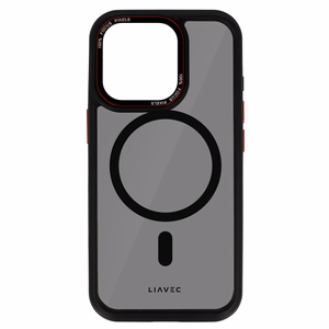 Liavec Hybrid Smoke Magsafe Ümbris jaoks Iphone 15 Pro Max