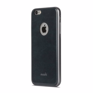 Moshi iGlaze Napa vegannahast tagaküljega hübriidümbris seadmele iPhone 6s Plus / 6 Plus, Midnight Blue värvitoonis
