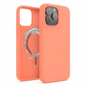 Telefoni ümbris „TM MagSafe Silicone“ iPhone 16 Pro Max jaoks / Tangerine /