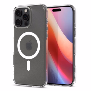 Spigen Ultra Hybrid Mag ümbris seadmele iPhone 16 Pro Max 6.9", MagSafe'iga, härmatis läbipaistev