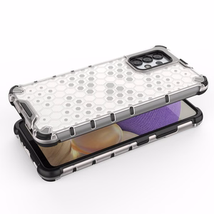 Samsung Galaxy A03s (166.5) musta Honeycomb korpus soomustatud kate geelraamiga Samsung Galaxy A03s (166.5)
