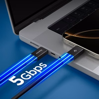 Spigen EB10010CC 100W 100 cm Kaabel - must