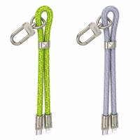 Kaabel USB C to Lightning Hoco PD 20W lanyard shape 0,22 m GH5 fluorescent roheline