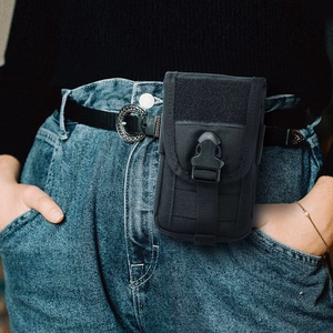 TRAVEL universaalne holster jaoks belt / seljakott must