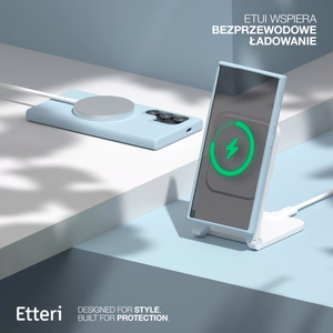 Etteri Silikoon Mag ümbris for Samsung Galaxy S25 Ultra helesinine