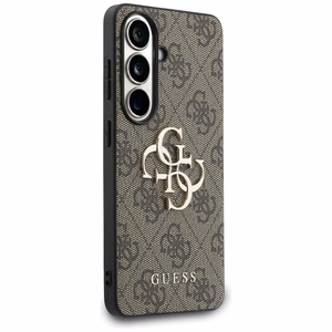 Guess 4G Big Metal Logo чехол для Samsung Galaxy S26 Plus коричневый