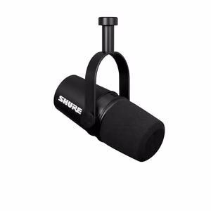 Shure MV7X – XLR taskuhäälingu- ja stuudiomikrofon, must