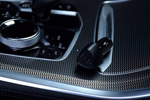 FORCELL CARBON car laadija Type C 3.0 PD20W + Type C 3.0 PD20W CC50-2C must (Total 40W)