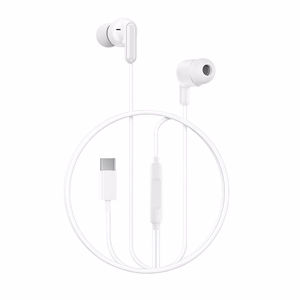 XO EP84 juhtmega kõrvaklapid USB-C-liidesega, valged