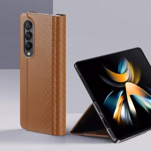 Telefoni ümbris Dux Ducis Bril Samsung F936 Z Fold4 pruun
