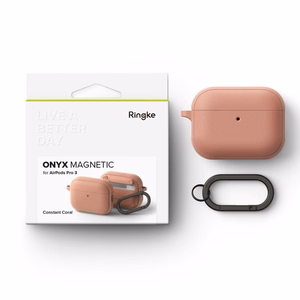 Ringke Onyx Magnetic MagSafe Ümbris jaoks AirPods Pro 3 - Roosa