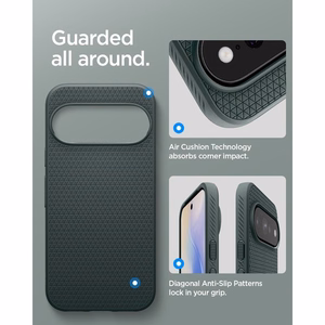 Spigen Liquid Air (Mag Fit) ümbris Google Pixel 11 Pro telefonile, roheline (Abyss Green)