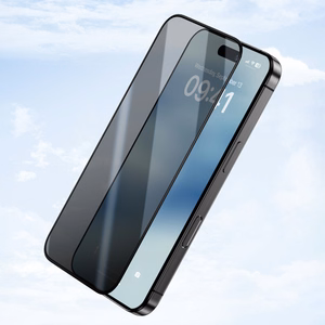 Benks Karastatud klaas Ultra Shield Privacy (FK66) jaoks Iphone 16 Pro Max must (Thin Edge)