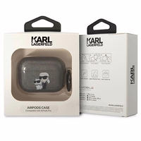 Karl Lagerfeld KLAPHNKCTGK Airpods Pro cover must/must Gliter Karl&Choupette