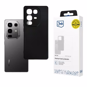 3mk Matt ümbris Infinix Note 50 Pro jaoks - must