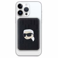 Karl Lagerfeld Powerbank induktiivne KLPB5FPGKSKIHK 16W 5000mAh must/must Karl Head Pin MagSafe
