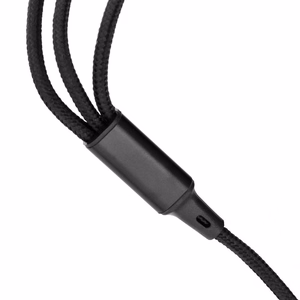 Кабель 3in1 Type C к Lightning / Type C / Micro USB 2,4A C171 1,2 м черный