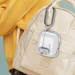 Tech-Protect Slim Hook Ümbris jaoks AirPods 4 - Clear