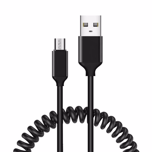 Kaabel coiled  - USB to Micro USB - 2A 1 metre must