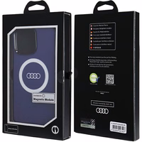 Audi IML Big Logo MagSafe ümbris jaoks iPhone 15 Pro Max - sinine