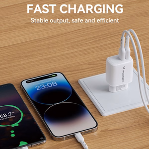 Wozinsky CUWCW 2.4A 2 x USB-A Wall Laadija - valge