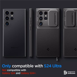 SPIGEN Optik Armor ümbris jaoks SAMSUNG S24 ULTRA must