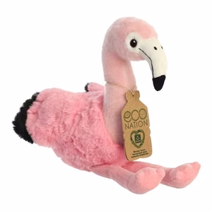 Eco Nation keskkonnahoidlik flamingo plüüslelu, 24 cm