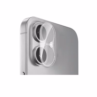 Puro Camera Karastatud klaas jaoks iPhone 16 / iPhone 16 Plus Camera Island