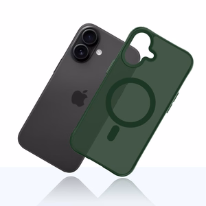 3mk Smoke MagCase iPhone 17 jaoks roheline-poolläbipaistev
