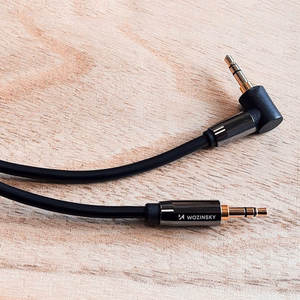 Wozinsky AUX Kaabel Angled (Male-Male) Mini Jack Kaabel 2m must