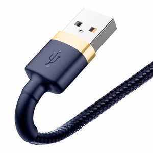 Baseus Cafule Lightning cable 1.5A 2m (Kuldne+Dark sinine)