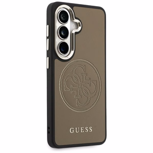 Guess ümbris Perforated Logo MagSafe Samsung Galaxy S26 pruun