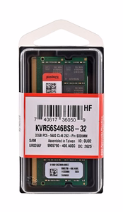 Kingston 32GB 5600MT/s DDR5 Non-ECC CL46 mälu