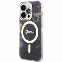 Guess GUHMP14XHTMRSK iPhone 14 Pro Max 6.7" must/must hardcase Golden Marble MagSafe