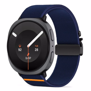 Tech-Protect Nylon Clasp rihm mudelile Samsung Galaxy Watch 40/44/46 mm – tumesinine