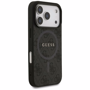 Guess 4G Ring Classic Logo MagSafe ümbris jaoks iPhone 17 Pro - must