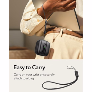 ESR Pulse Halolock MagSafe ümbris AirPods 4 jaoks, must