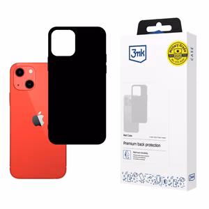 3mk Matt Ümbris jaoks iPhone 13 - must