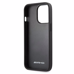 AMG Leather Debossed Lines чехол для iPhone 13 Pro / iPhone 13 - чёрный