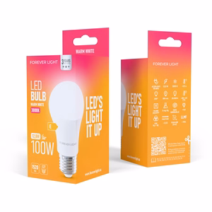 Forever Light LED Bulb E27 A60 12.8W 1520lm 3000K class E