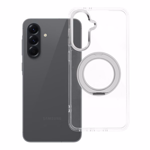 Case for Samsung A56 Frame Circle Stand compatible with MagSafe transparent