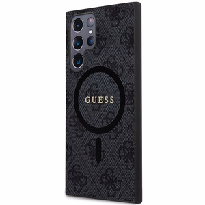 GUESS ümbris jaoks SAMSUNG S24 Ultra compatible with MagSafe GUHMS24LG4GFRK (4G Ring classic logo) must