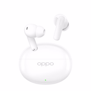 OPPO täiesti juhtmevabad kõrvaklapid Enco Air5 Bluetooth, kõrvasisesed, mikrofon, läikiv valge, müravähendus, juhtmevaba