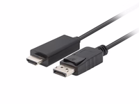 Lanberg CA-DPHD-11CC-0010-BK cable gender changer DisplayPort HDMI must